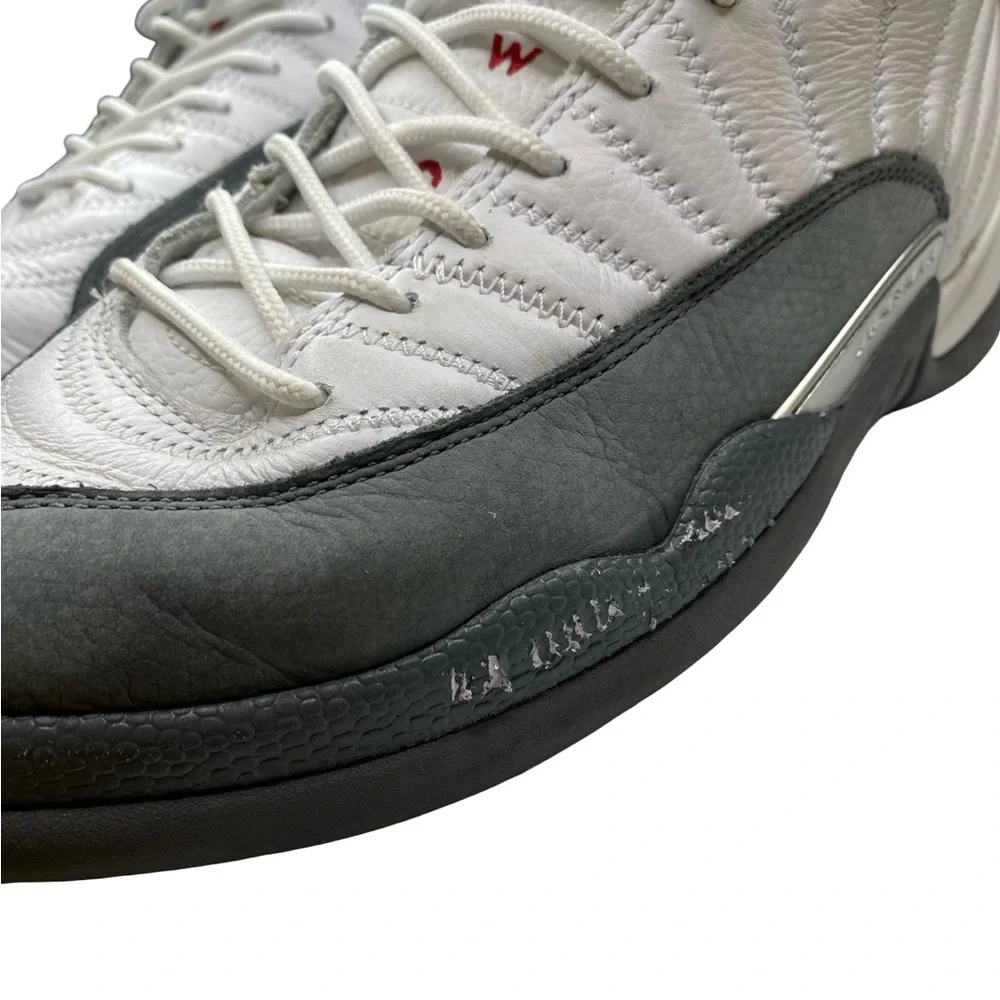Jordan Men's White and Gray High-Top Sneakers